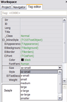 PHP Editor: HTML Tag Editor