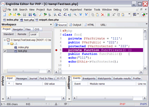 EngInSite PHP Editor