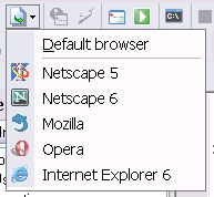 PHP Editor - select browsers